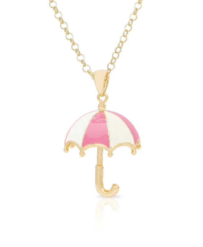 3D Umbrella Pendant (Pink)