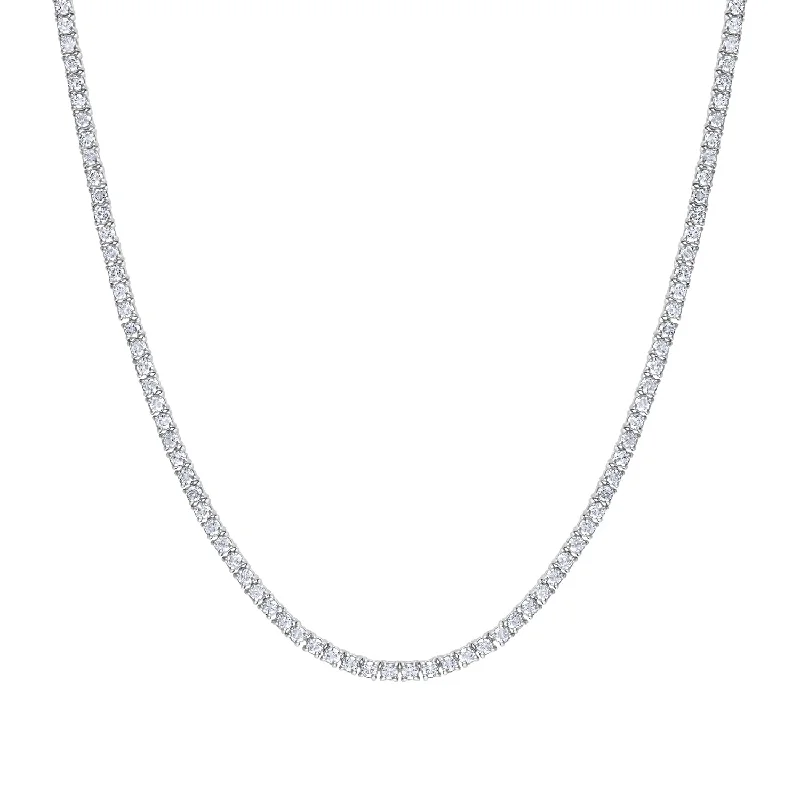 14KT GOLD DIAMOND TENNIS NECKLACE